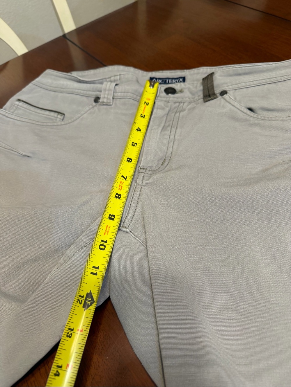 Arcteryx Vintage Stone Cargo Pants Casual Outdoor 34x29 Gray Logo Hiking Work - Picture 10 of 13